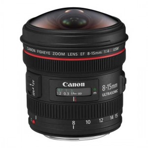 Canon Lens EF 8-15mm f4 fish eye